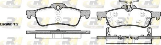 Brake Pad Set, disc brake TOYOTA - 04466-YZZE6