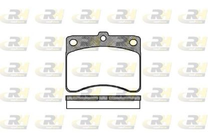 Brake Pad Set, disc brake Daihatsu CAB VAN 85-90 esim.
