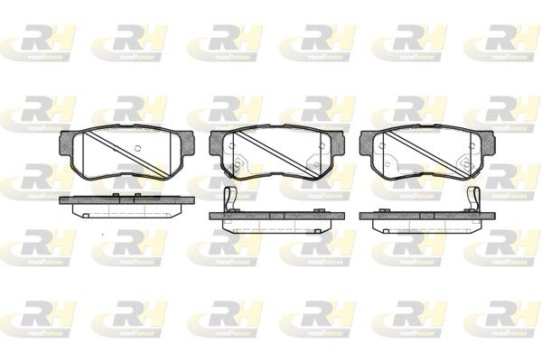 Brake Pad Set, disc brake Hyundai XG 99- tagum.