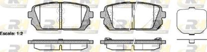 Brake Pad Set, disc brake ix35 (LM, EL, ELH), CARENS III (UN)