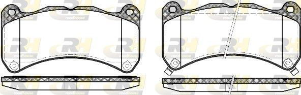 Brake Pad Set, disc brake Lexus IS 05-