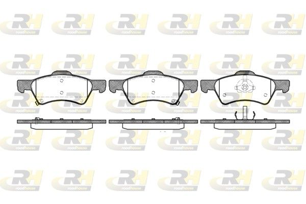 Brake Pad Set, disc brake CHRYSLER - 05019803AA