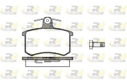 Brake Pad Set, disc brake ALFA 164,Audi 80 86-91,Fiat,V