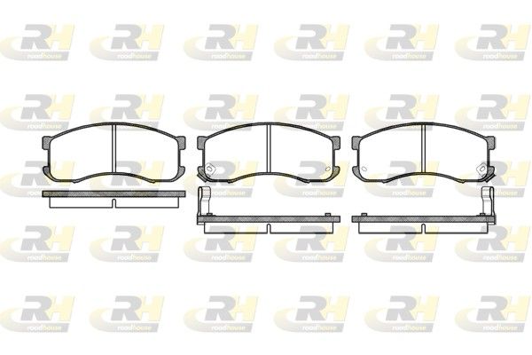 Brake Pad Set, disc brake Mazda 626,MPV 89-91 esim.