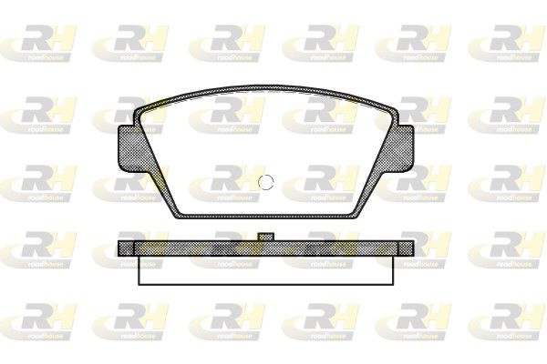 Brake Pad Set, disc brake MitsubishiGALANT,LANCER 2,0 8
