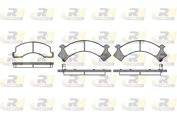 Brake Pad Set, disc brake ISUZU N-seeria 88-97 esim.
