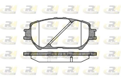 Brake Pad Set, disc brake Toyota CAMRY 01- esim.