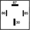 Relay, main current -
