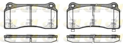 Brake Pad Set, disc brake Nissan GTR 09- tagum.