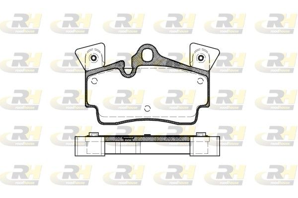 Brake Pad Set, disc brake VAG - 7L5 698 451