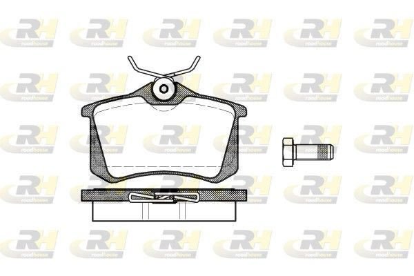 Brake Pad Set, disc brake VAG