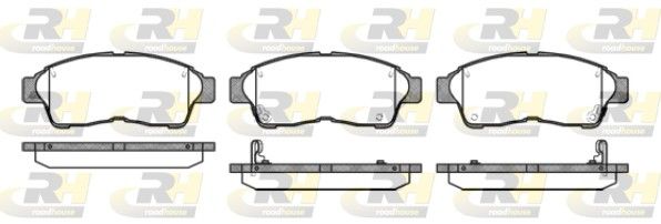 Brake Pad Set, disc brake TOYOTA - 04465-YZZAB