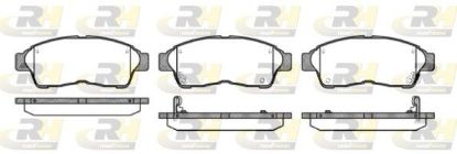 Brake Pad Set, disc brake TOYOTA - 04465-YZZAB