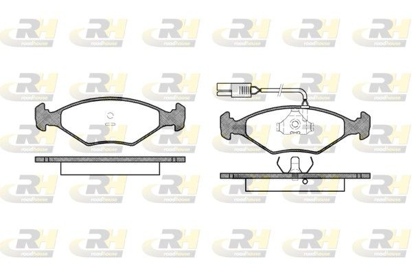 Brake Pad Set, disc brake Fiat DUNA 89-91 esim.