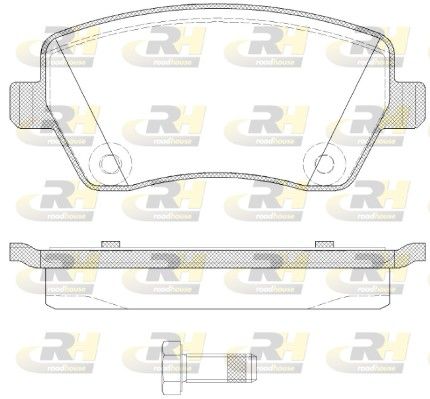 Brake Pad Set, disc brake A4154210510