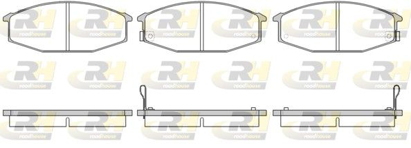 Brake Pad Set, disc brake Nissan Urvan (E23)81-88 esim.