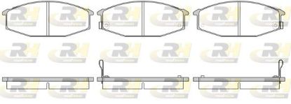 Brake Pad Set, disc brake Nissan Urvan (E23)81-88 esim.