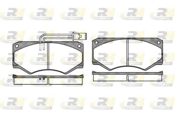 Brake Pad Set, disc brake IVECO Daily 86-89 esim.