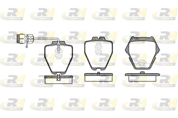 Brake Pad Set, disc brake VAG - 4D0 698 151AE