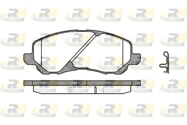 Brake Pad Set, disc brake MITSUB.ECLIPSE 01- esim.