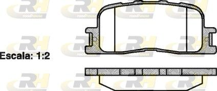 Brake Pad Set, disc brake Toyota CAMRY 06- tagum.