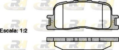 Brake Pad Set, disc brake Toyota CAMRY 06- tagum.