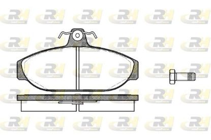 Brake Pad Set, disc brake Volvo 740,760 82-90 esim.