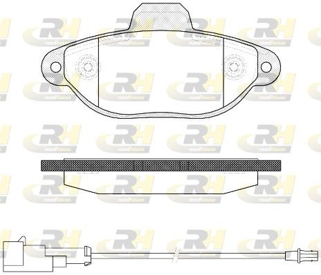 Brake Pad Set, disc brake Ford KA 09- esim. 1778385