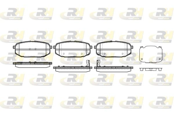 Brake Pad Set, disc brake HYUNSAI EQUUS 01- tagum.