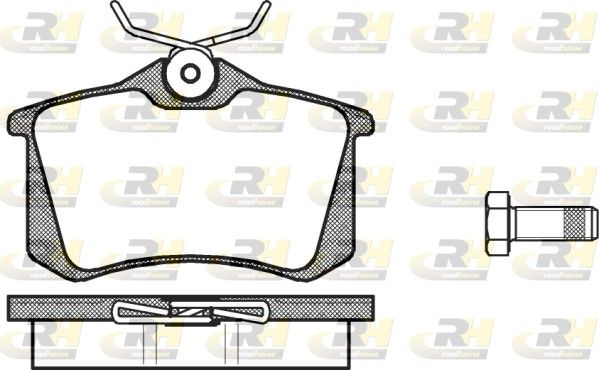 Brake Pad Set, disc brake Audi A2,A3,A4,A6,VW Golf,Pass