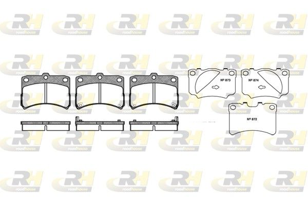 Brake Pad Set, disc brake Daihatsu 98-03 esim.