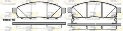 Brake Pad Set, disc brake NISSAN - D1060-JX50B