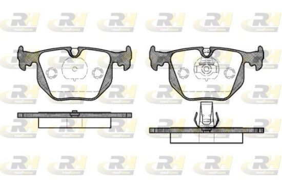 Brake Pad Set, disc brake BMW - 34 21 1 164 581