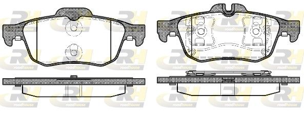 Brake Pad Set, disc brake Renault Latitude 11- tagum.
