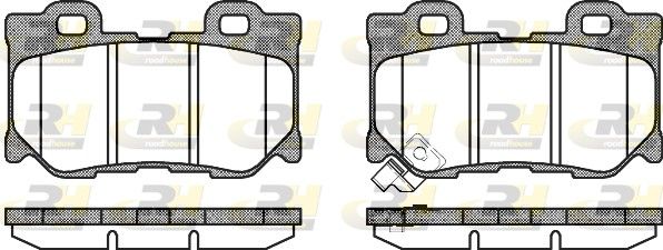 Brake Pad Set, disc brake Nissan D4060JL00E -370 Z (Z34)
