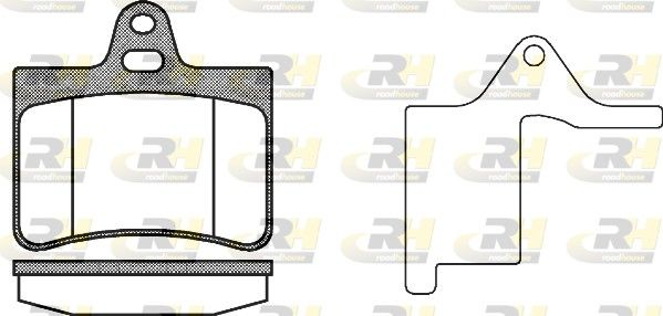 Brake Pad Set, disc brake Citroen 425217