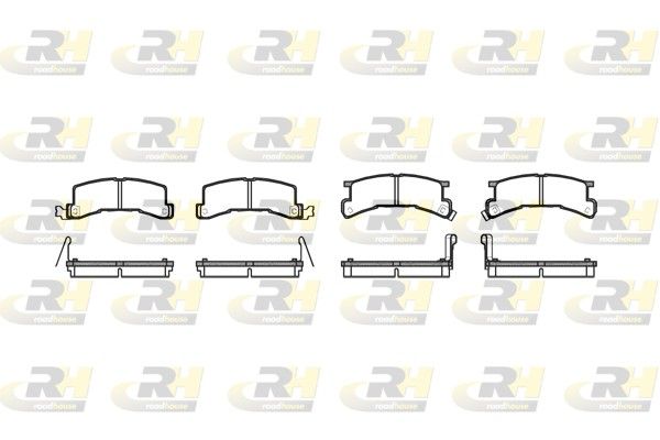 Brake Pad Set, disc brake Suzuki Impulse 83-89 tagum.