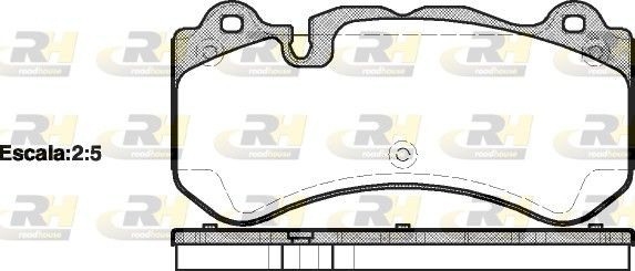 Brake Pad Set, disc brake MB CLS 06- esim.