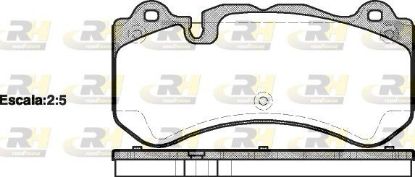 Brake Pad Set, disc brake MB CLS 06- esim.