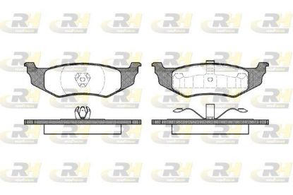 Brake Pad Set, disc brake Chrysler 300M,Stratus,Neon 9