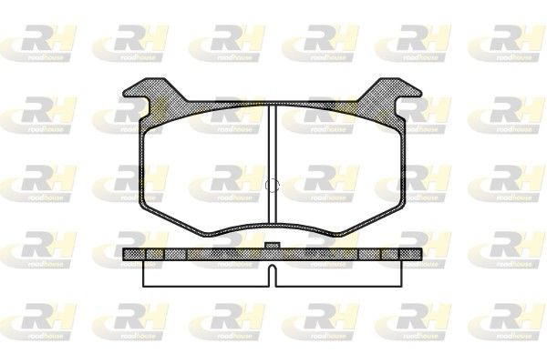 Brake Pad Set, disc brake MOSKVITCH 76- esim.