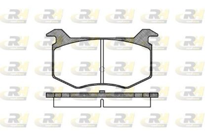 Brake Pad Set, disc brake MOSKVITCH 76- esim.