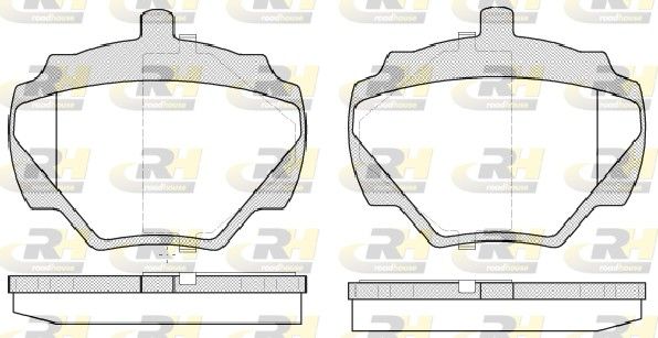 Brake Pad Set, disc brake LAND ROVER DEFENDER 90- tagum.