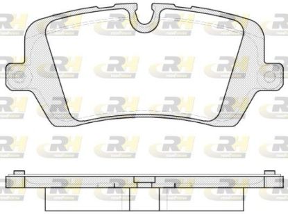Brake Pad Set, disc brake LAND ROVER - LR036574