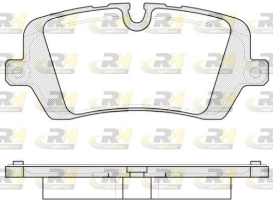 Brake Pad Set, disc brake LAND ROVER - LR036574