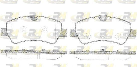 Brake Pad Set, disc brake FORD - 1 916 327
