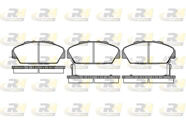 Brake Pad Set, disc brake Honda ACCORD 2,2 90-91 esim.