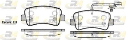 Brake Pad Set, disc brake RENAULT - 44 06 033 21R