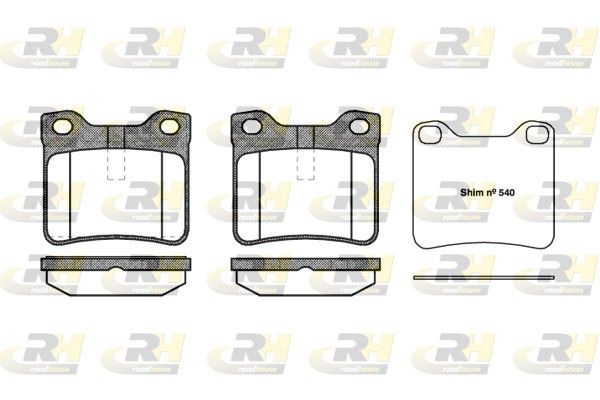 Brake Pad Set, disc brake PSA - 16 114 568 80