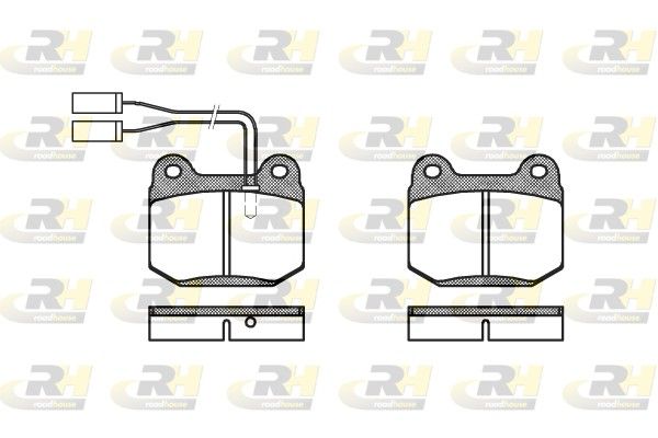Brake Pad Set, disc brake ALFA 75 2,0 85-92